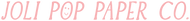 Joli Pop Paper Co. logo