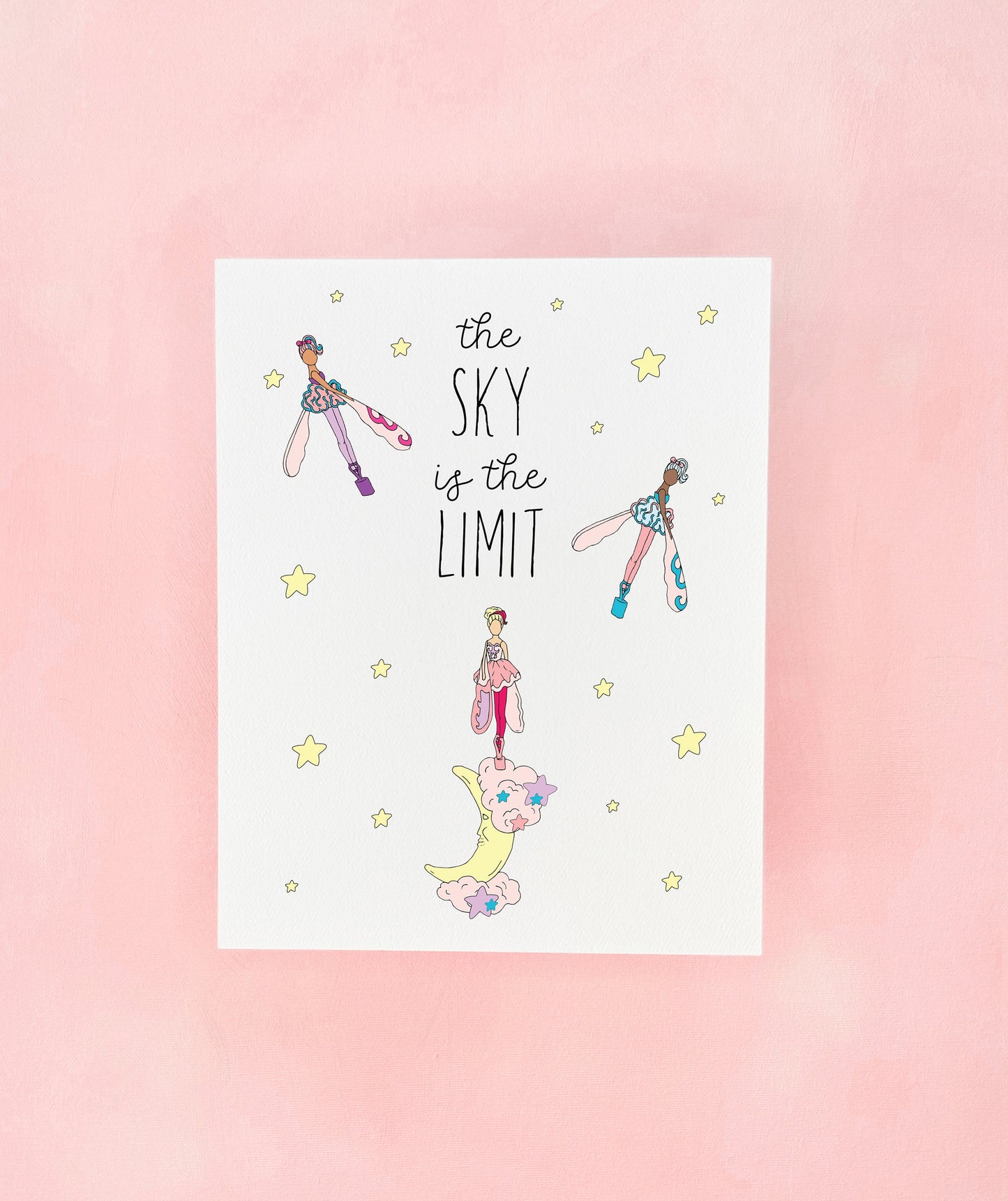The Sky is the Limit Dancing in the Sky Toy 8"x10" Art Print