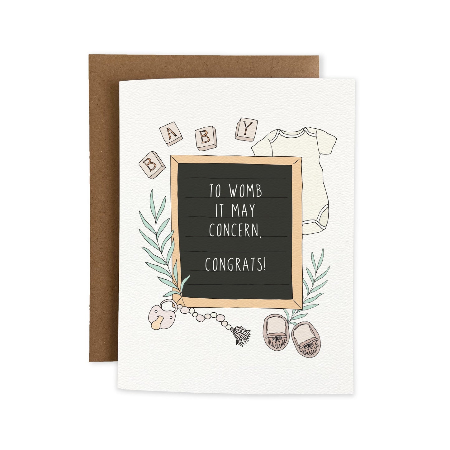 To Womb It May Concern, Congrats!