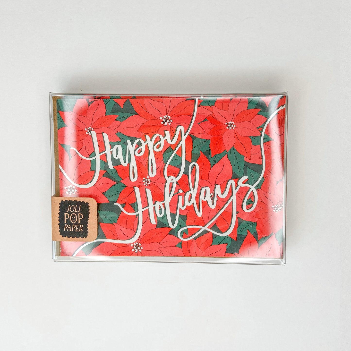 Happy Holidays Poinsettia