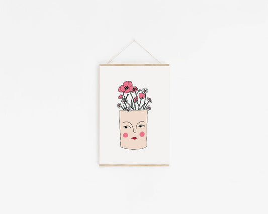 Get Out of Your Head Flower Print